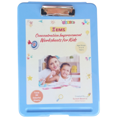 Concentration Improvement Worksheets | Focus Development Sheets Kit for 4–8 Years Kids