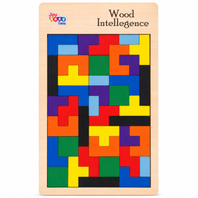 Wood Intelligence Wooden Puzzle Board Educational Brain Development Toy for Kids