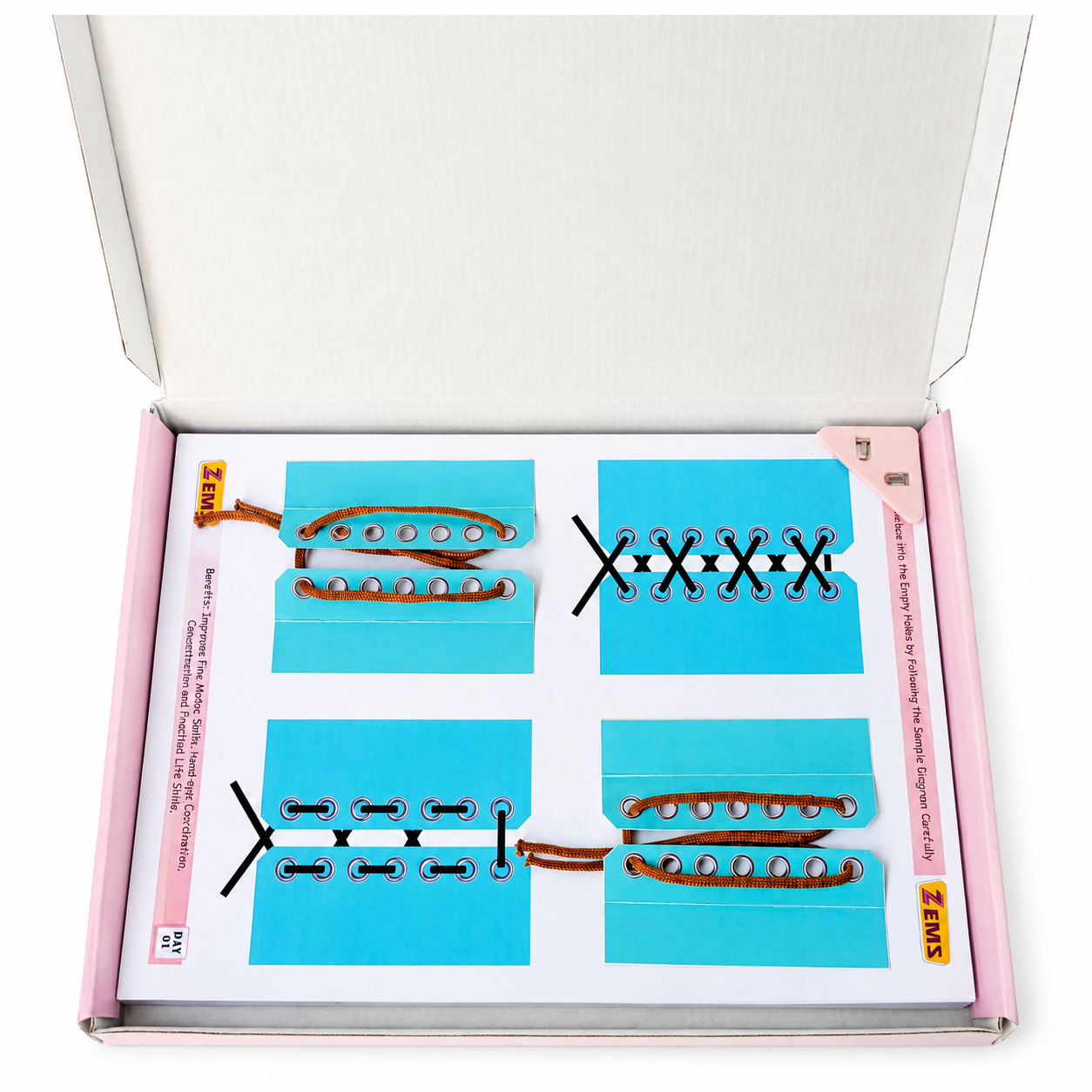 ZEMS Brain Booster Activity Kit for Children 4-8 Years