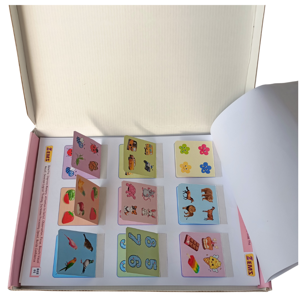 ZEMS Brain Booster Activity Kit for Children 4-8 Years