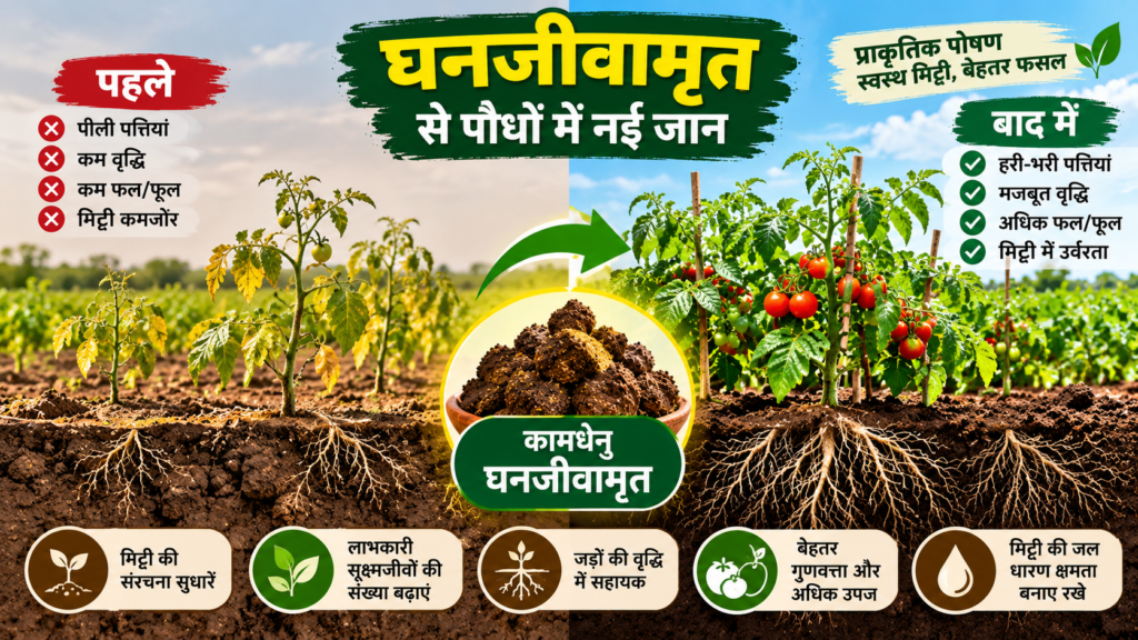 ghan jivamrut benefits in natural farming