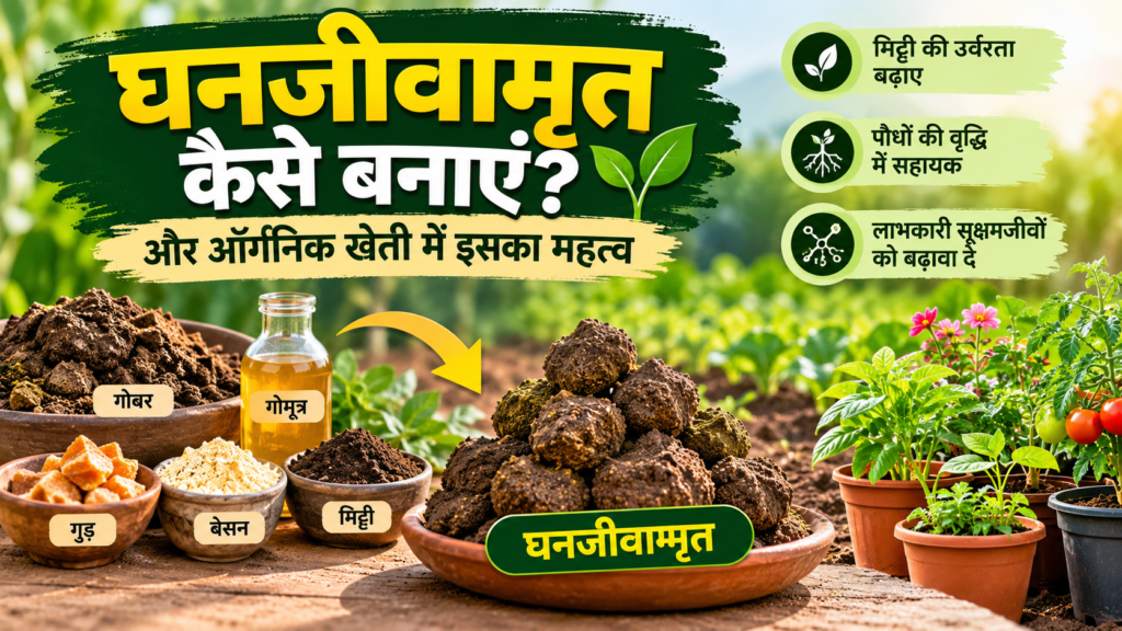 घनजीवामृत कैसे बनाएं - How to Make Ghanjivamrit for Organic Farming